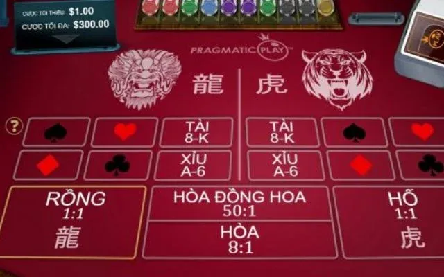 Chơi game bài rồng hổ không quá khó với người mới